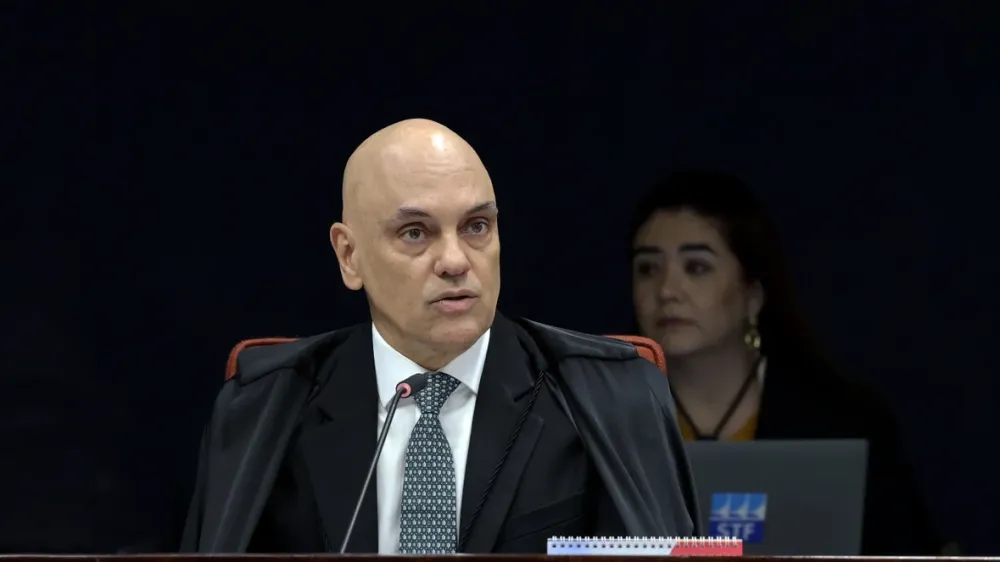 Aliado de Trump volta a atacar o ministro do STF Alexandre de Moraes. Foto: Rosinei Coutinho/STF