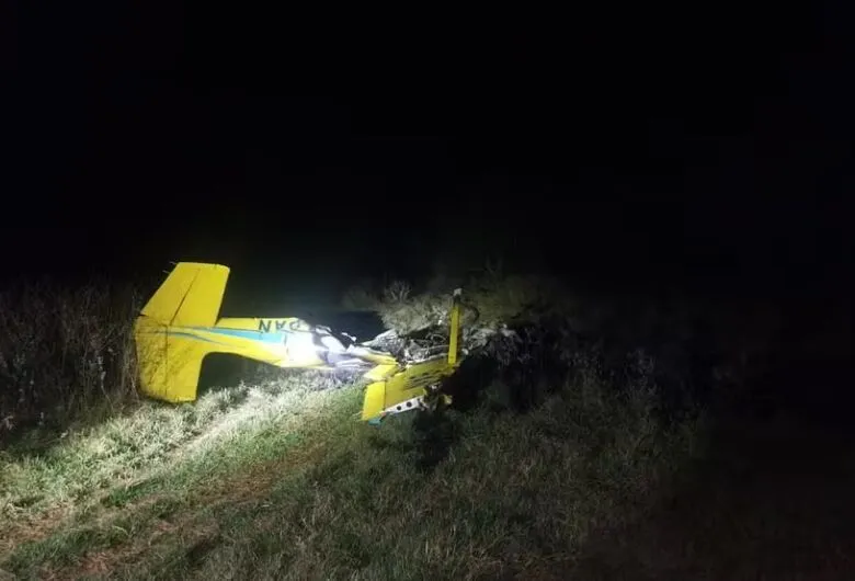 Avião cai e mata quatro pessoas na região do Pantanal Sul-mato-grossense