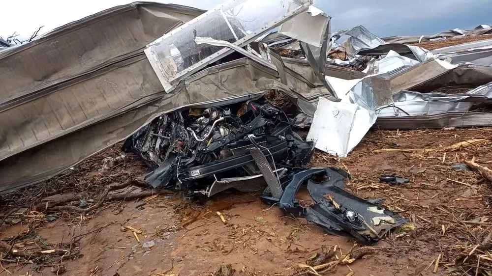 Defesa Civil diz que Porto Feliz foi atingida por microexplosão