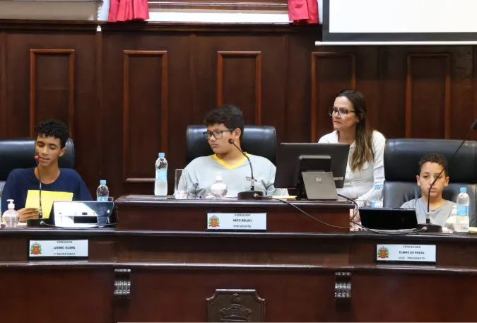 Câmara de Itu realiza 1ª sessão dos Vereadores Mirins da legislatura 2025